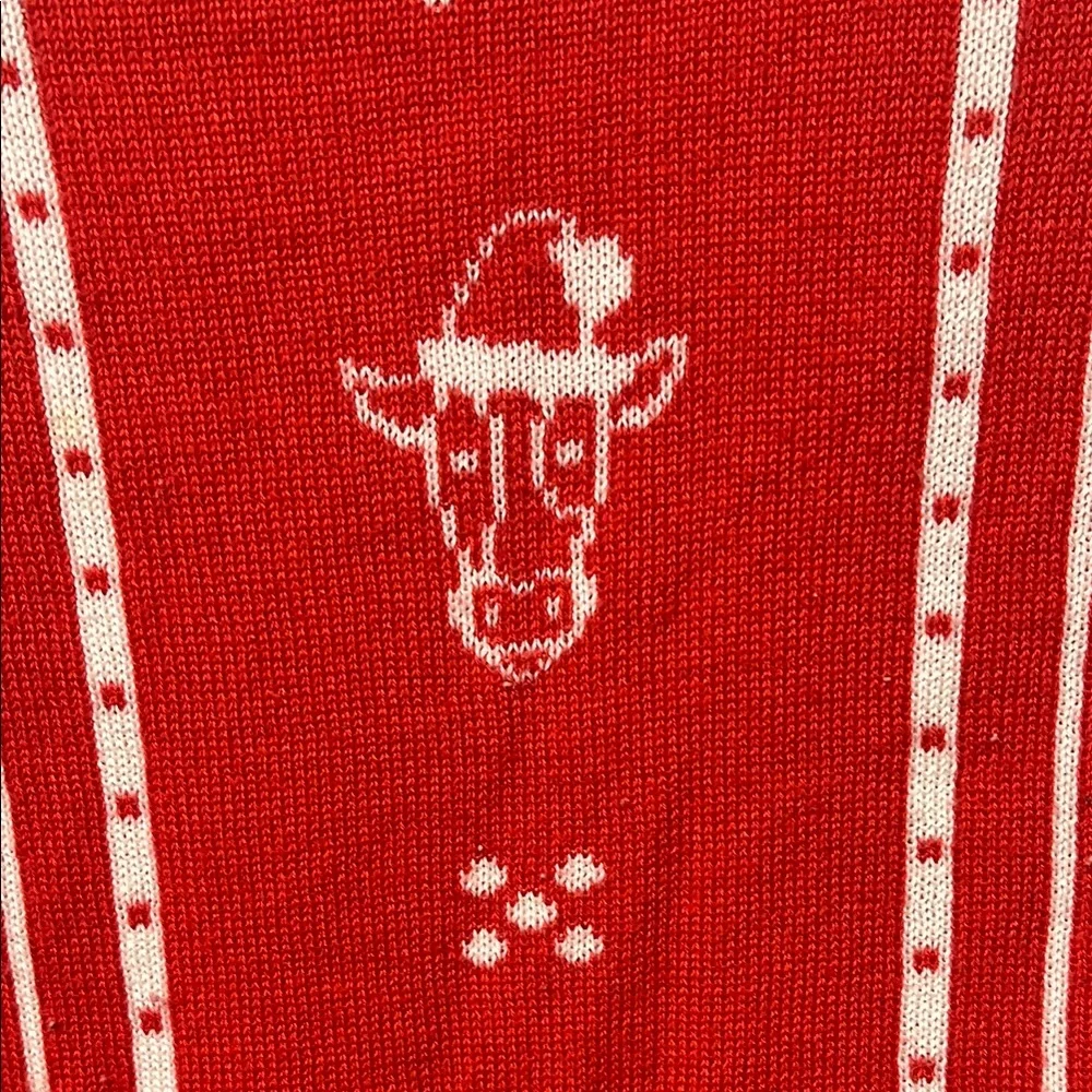 Chick Fil A Red Graphic Men's Crewneck Collector Sweater - Picture 7 of 7
